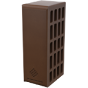 Кирпич керамический пустотелый рядовой утолщенный КлШ, произ. ПКК на Закаменной (192шт./0,62т/поддон)