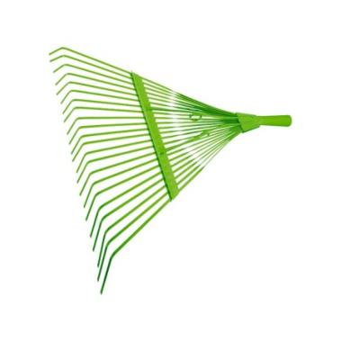 Грабли веерные стальные, 430 мм, 22 плоских зуба, эмалированные,усиленные,без черенка,Palisad