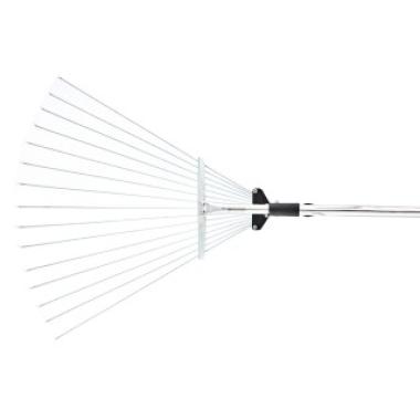 Грабли веерные стальные, 155-520х1200-1550 мм,15 зубьев, раздвижные, стальной черенок, Palisad