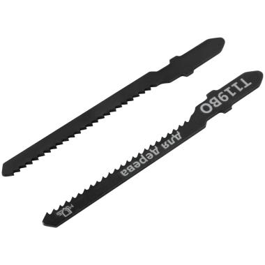 Полотна для эл. лобзика, Т119ВО, по дереву, hcs, 75 мм, 2 шт. MOS