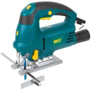 Лобзик FIT 800 Вт; 0-3000 ход/мин; БзП; маятник; 100 мм; лазер; рез. накл.; коробка