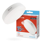 Лампа 15Вт 6500К GX53 таблетка (для точеч.свет.) IN Home