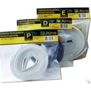 Уплотнитель резиновый E-профиль 2-3,5мм 10м коричневый Ultima