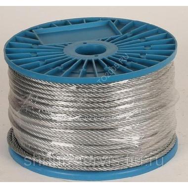 Трос стальной оцинкованный 3 мм без оплетки