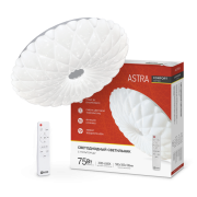 Светильник управ.накладной Comfort ASTRA 75Вт 3000К-6500K 6000Лм 500*100мм с пультом InHome