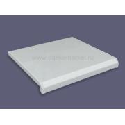 Подоконник Danke Белый глянцевый Komfort 500 мм с двумя капиносами