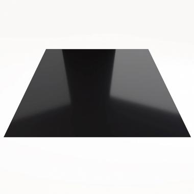 Лист гладкий Черный, 0,45мм, 1,25*2,5м