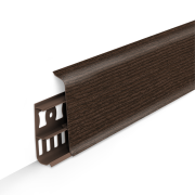 Плинтус 301, Венге, ДЕКОНИКА, мягкий край, 85*21мм, 2,2м, (20 шт/уп)