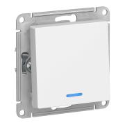 Выключатель "Atlasdesign" 1СП Белый под рамку с подсветкой Schneider Electric