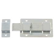 Задвижка дверная ЗД-02 (шпингалет, ПЛОСКИЙ ригель-цинк) Цинк