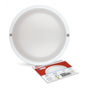 Светильник светодиодный,герметич. 20ВТ, 6500К 1800Лм IP65 круг INHOME