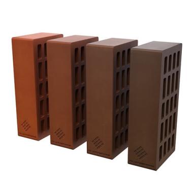 Кирпич лицевой утолщ. пустот. КлМ  (Колорит Мокко) (ПКК), (192шт/0,64т/поддон) 250/120/88 мм