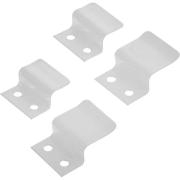 Крепление москитной сетки, алюминиевые Белые верх-низ