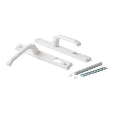 Нажимной гарнитур для ПВХ дверей 85/24 Белый