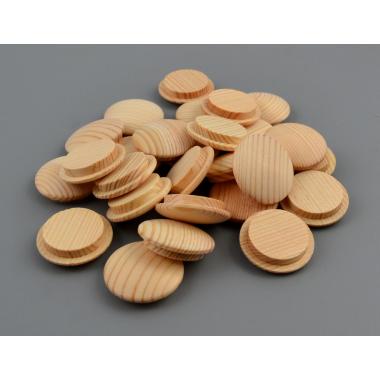 Заглушка на отверстие массив сосны D35