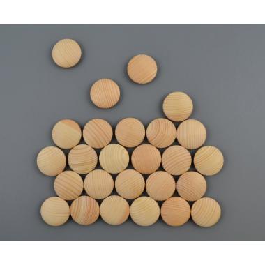 Заглушка на отверстие массив сосны D25