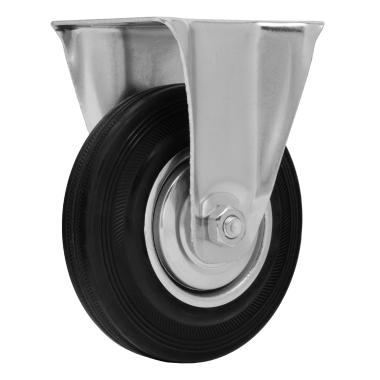 Колесо  неповоротное, диаметр 125 мм, крепление платформенное// Сибртех