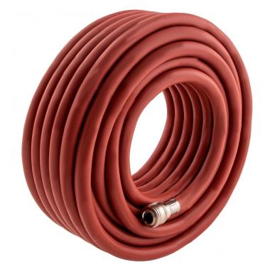 Шланг пневматический резиновый, 10 x 16 мм, 24 бар, армированный, быстросъемное соединение, 10 м Ste