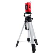 Уровень лазерный ML01T, дальность 10 м, точность ± 0,5 мм, / 1 м, длина волны 650 нм, проекция 1 вертикальная 1 горизонтальная плоскость, резьба под штатив 5/8", штатив в комплекте Matrix