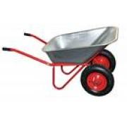 Тачка строительная двухколесная,усиленная, 100л,250кг TSUNAMI WB 251D