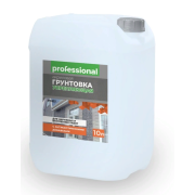 Грунтовка укрепляющая для нар. и вн. работ с антисептиком PG102 ( 10л) ТМ "Professional"