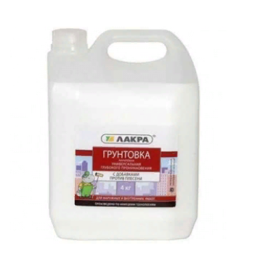 Грунтовка универс.глубок.проникнов.против плесени 4кг PROF IT д/наруж/внутр.р. (Лакра)
