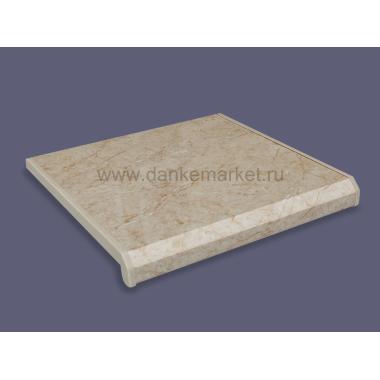 Подоконник Danke Бежевый глянцевый Komfort 100 мм
