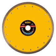 Диск алмазный отрезной 230x1,4х10х22,2мм сплошной, сухой/мокрый рез (камень, керамогранит), Denzel