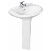 Раковина фарфоровая 57,5 см с пьедесталом