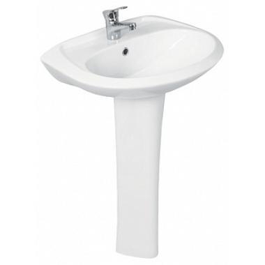 Раковина фарфоровая 57,5 см с пьедесталом