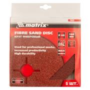 Круг фибровый 5 шт, Р 40, 180 х 22 mm Matrix