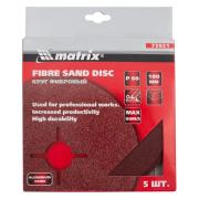 Круг фибровый 5 шт, Р 60, 180 х 22 mm Matrix
