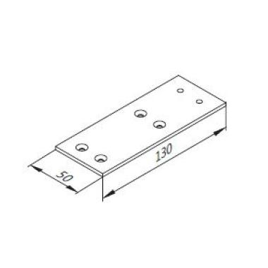 Витраж, ТПС-01-001 пластина (бок), 130*50*3