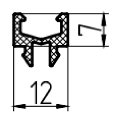 Витраж, ТПУ-032-07, Вставка дистанционная, 3,0 м