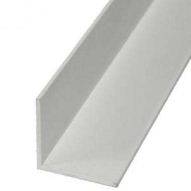 Витраж, уголок 20*20*1,5 алюминевый профиль, Белый, 3,0 м