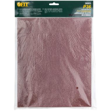 Листы шлифовальные на тканевой основе, алюминий-оксидный абразивный слой 230х280 мм, 10 шт. Р 180