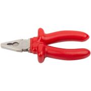 Плоскогубцы комбинированные "Энергия",1000 В, никелир.покрытие, 2-х слойные изолированные ручки 160