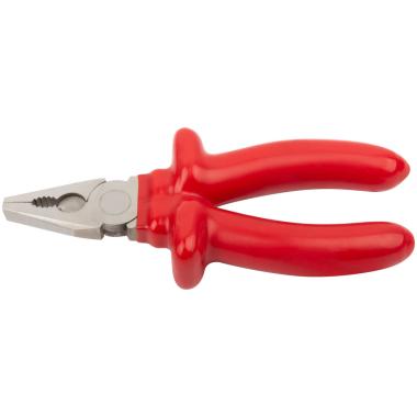 Плоскогубцы комбинированные "Энергия",1000 В, никелир.покрытие, 2-х слойные изолированные ручки 160