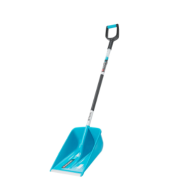 Лопата для уборки снега, полипропилен, 365х460х1500мм, алюминиевый черенок, ПВХ накладка, LUXE Palis