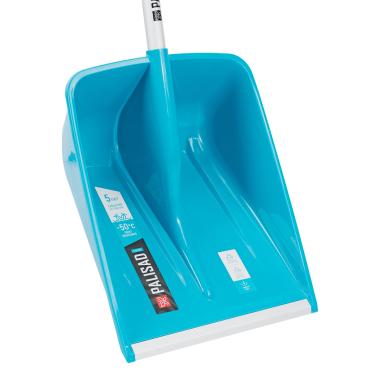 Лопата для уборки снега 365х460х1500мм полипропилен до-50°C, Palisad_ГАРАНТИЯ*