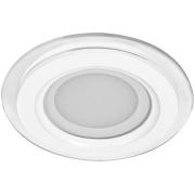 Светильник встраиваемый AL2110 12W 4000K 960Лм 160х35мм с белой подсветкой Feron