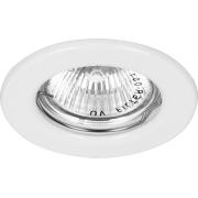 Светильник встраиваемый(неповорот) DL10 50W G5.3 80х25мм без лампы белый Feron