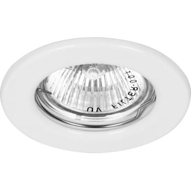 Светильник встраиваемый(неповорот) DL10 50W G5.3 80х25мм без лампы белый Feron