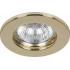 Светильник встраиваемый(неповорот) DL10 50W G5.3 80х25мм без лампы золото Feron