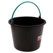 Ведро строительное пластмассовое 16 л, ударопрочное, обрезиненная ручка Matrix