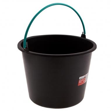 Ведро строительное пластмассовое 16 л, ударопрочное, обрезиненная ручка Matrix