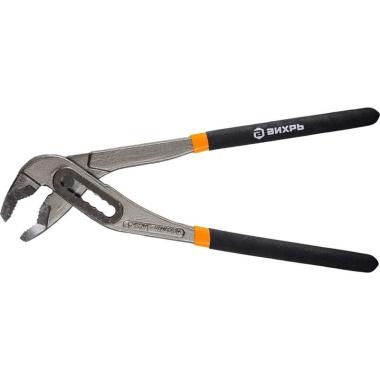 АКЦИЯ! Клещи переставные, 250мм, обливный рукоятки, Вихрь