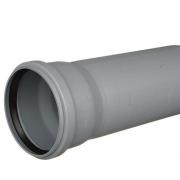 Труба канализационная ОБРЕЗЬ D110, серая, 2,96м, ВОЗВРАТУ НЕ ПОДЛЕЖИТ