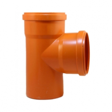 Тройник 160 мм, 90*, Рыжая