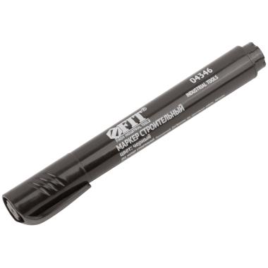 Маркер строительный перманентный, черный ФИТ